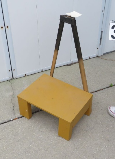 work stand step stool