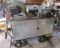 aluminum cart with power tools, 10