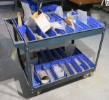 shop cart with zinc plated small fasteners