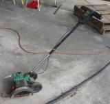 gasoline powered edger  (pulls throguh with compression did not start