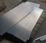 16 gage aluminum sheets. (2) 19