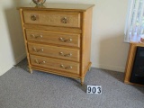 chest of drawers and night stand