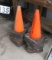 group of 23 traffic cones