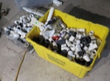 large tote of pvc fittings