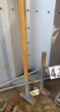 sledge hammers (1) 10lb (1) 5 lb