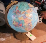 desk top world  globe