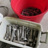 ice chest full of large stainless bots