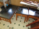 coffee table and 2 end tables (tops have been repainted)