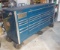 Matco quadruple bay roll away tool cabinet on 6 heavy duty casters