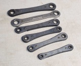 Craftsman SAE ratchet wrench set of 6 size  3/8