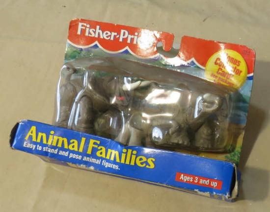 Fisher )Price Animal Families elephants in original package