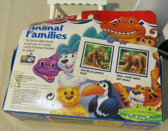 Fisher Price Little People Pet mobile boat with kid sailor, seal and fish in original package