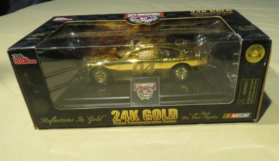 24k Gold Plated Commemorative Series 1 of 4998 Racing Champions 1:24 die cast replica  scale #94