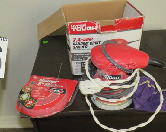 Hypertuff orbital sander with original box