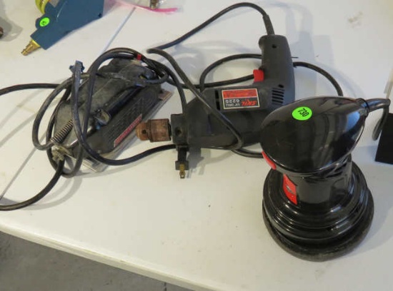 vapor buffer, Weller sander, 3/8" Skill corded drill motor