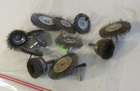 mixed wire brushes for drill motor or dremel tool