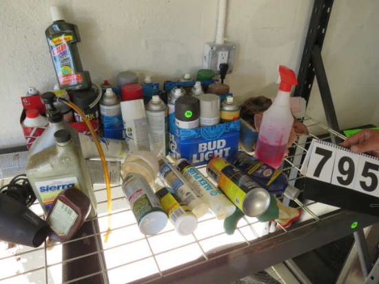 assorted cans spray paint