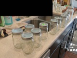 group of 10 Ball canning jars