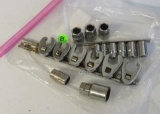 crow foot socket set and set of specialty lug nut sockets
