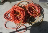 group of 3 long extension cords