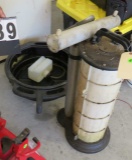 oil change pump kit and oil drain pan