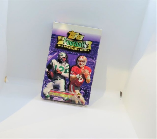 NFL Football 40th Anniversary Topps cards randomly inserted 1996 NFL stars