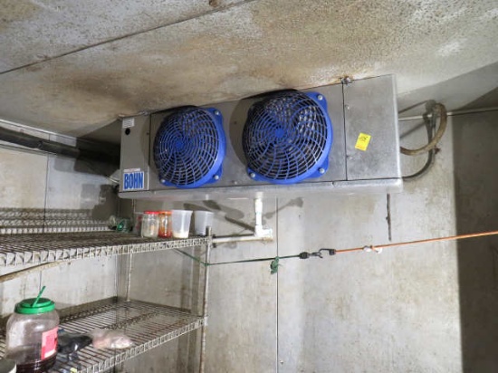 Bohn Heatcraft air handler with roof mount compressor for walk in cooler - air handler model ABT000A