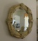 framed oval mirror 46
