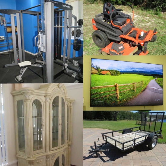 Luxury Home Furnishings, Lawn, and Gym Equipment