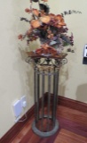 plant stand with artificial flowers 38
