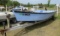 Homemade 24ft Net Boat, 30hp Johnson Outboard, Aluminum Trailer, Hull is fiberglass over wood, 102