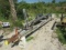 aluminum trailer for parts badly rusted tubular axel  (no registration)