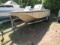 18' I/O bow rider hull with 4 cyl Mercruiser engine (no title or registration available)