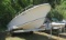 20 ft hull with 200 hp Evinrude Outboard with trailer (salvage no registration or title available)