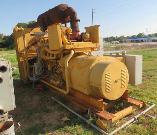 Kato gas powered  500 KW generator.  Complete with switch gear and natural gas hook up lines