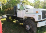 2001 GMC 2400 Cat 361 diesel Flat Bed Dump Truck vin 1GdM7H1C81J507773