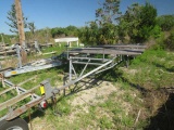 float on style pontoon boat trailer for up to a 28' boat wgt 750 lbs (no registration available)