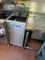 Pitco 2 basket gas fired deep fryer (positioned West side)