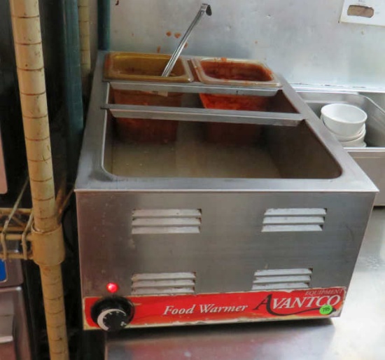 Avantco counter top food warmer