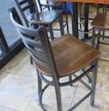 metal framed bar stools
