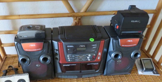 AWA CRDW50  cassette stereo system