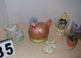 Easter Decor Painted Mother Hen