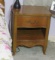 Night stand pecan finish match to lot 89 and 99