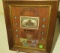 Framed coins and stamps 