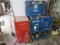 Matco Tool cabinet on casters with Blue Point side box