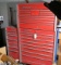 Snap-On tool chest, cabinet, side box.  Dimensions - chest 36 x 21 x 23 h, cabinet  36 w x 20 d x 44
