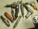 group of 8 mixed air tools