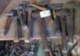 mixed heavy hammers, ball peen, claw style