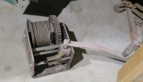 worm gear trailer winch with cable