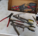 group of 10 mixed pliers